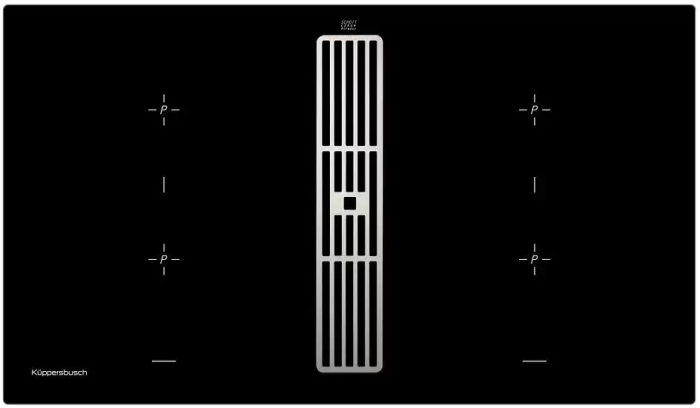 Варочная панель с вытяжкой Kuppersbusch KMI 9850.0 SR Stainless Steel