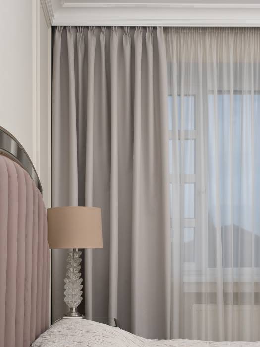 121GD-00036 Портьера NOTTE SER 275*260