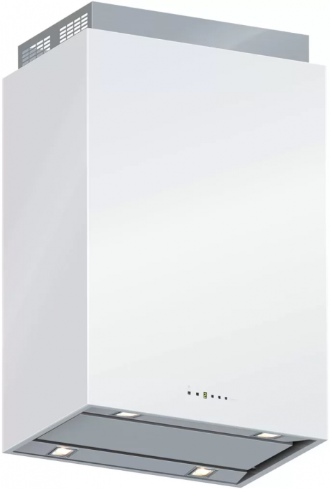 Вытяжка Falmec Laguna isola 60 vetro (800) Bianca STEC