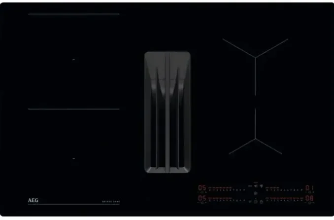 Варочная панель с вытяжкой AEG TH84CB03CB