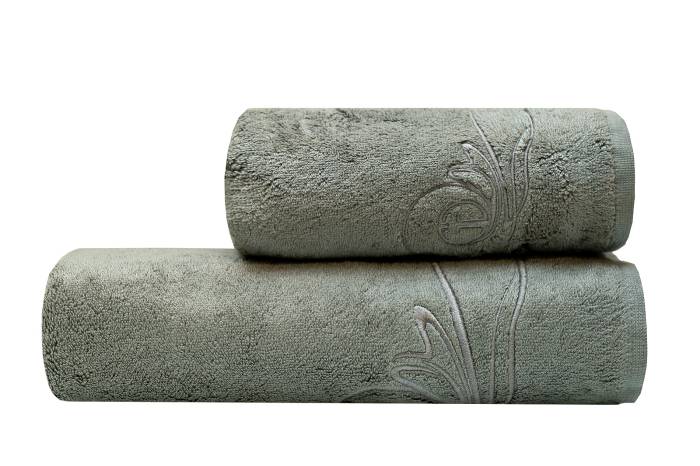 145ERT-00803 Полотенце Лирика модал зеленое 70*140