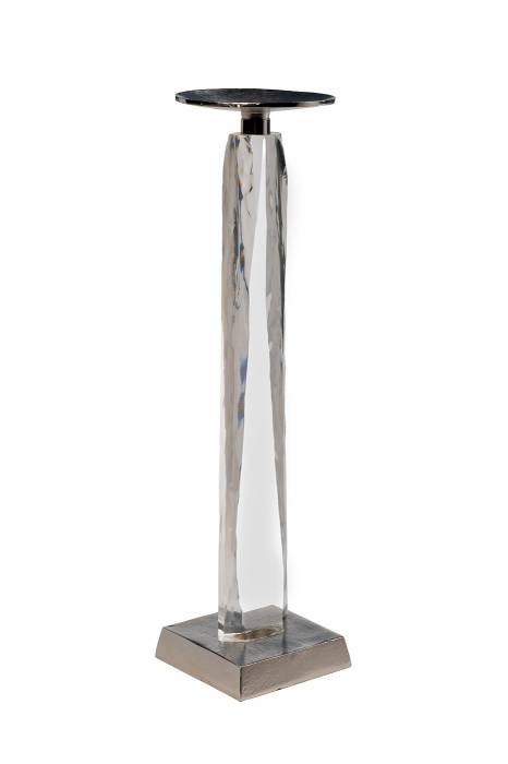 71PN-02922 Подсвечник высокий прозрачный d13*50см