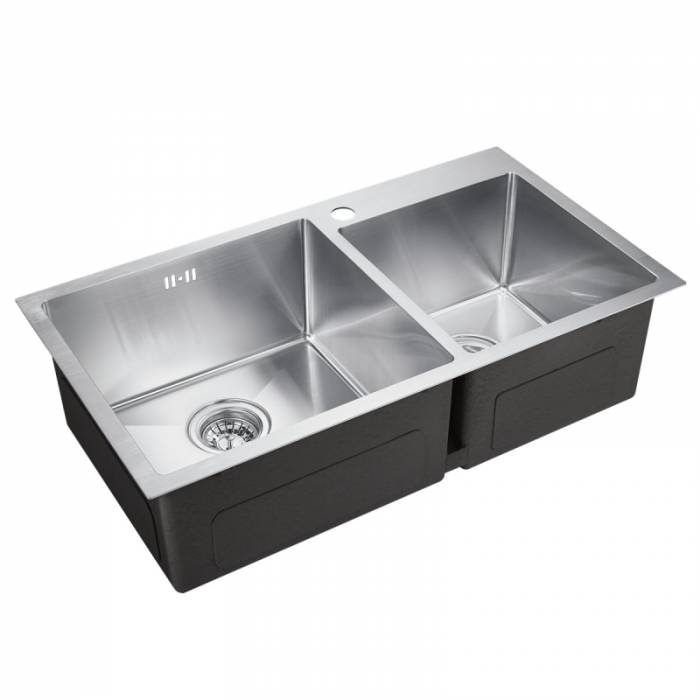 EMAR best EMB-210 PVD Nano Satine мойка универсал. (+система PVC, чаша выпуска, крепления), EMB-210 