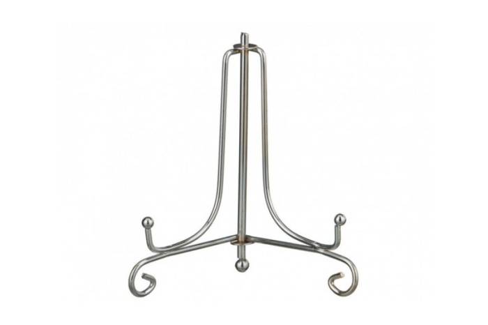 244-101 Комплект подставок для тарелок 5 шт, серебро 17*11 см