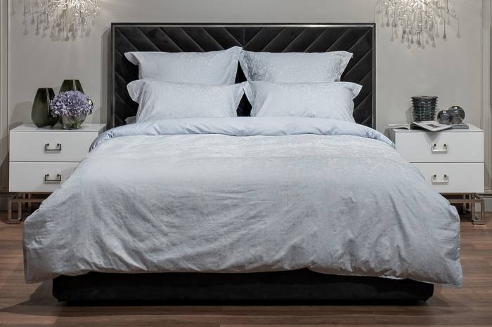 130HB-00032 Комплект  постельного белья Илария,голубой,145*210-1 шт,50*70-2шт