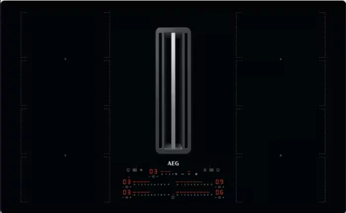 Варочная панель со встроенной вытяжкой AEG CCE84779CB