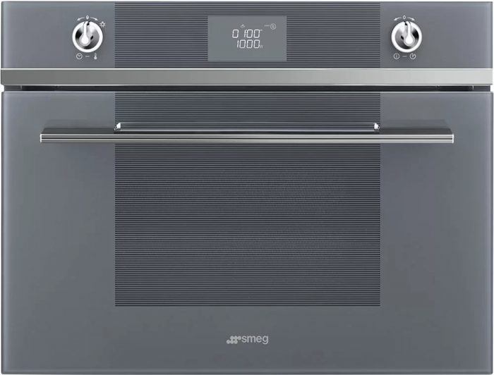 Комбинированный духовой шкаф с функцией СВЧ Smeg SF4102MCS