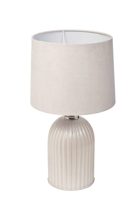 22-89663 Лампа настольная плафон светло-серый h.52,5 см