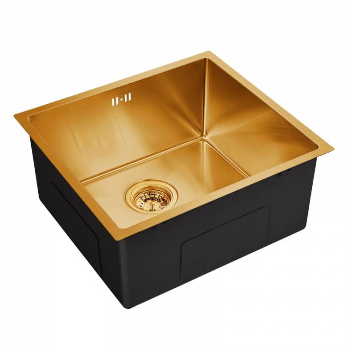 Мойка врезного монтажа EMB-114 PVD Nano Golden