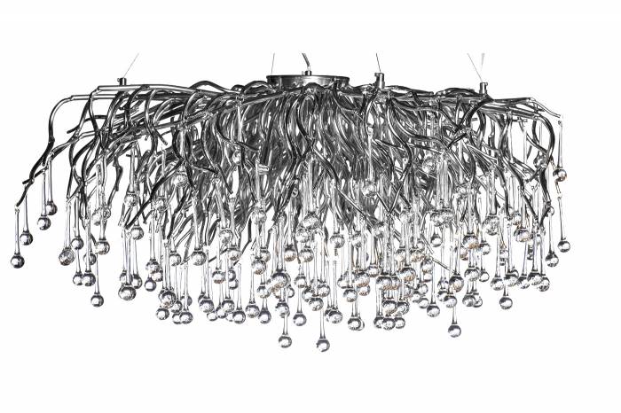 86-8015/1200RS Люстра круглая d.120*h.38см, хром