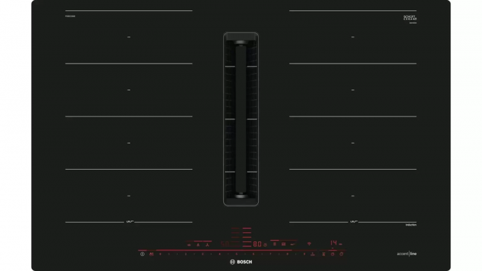 Индукционная варочная панель с интегрированной вытяжкой BOSCH PXX821D66E