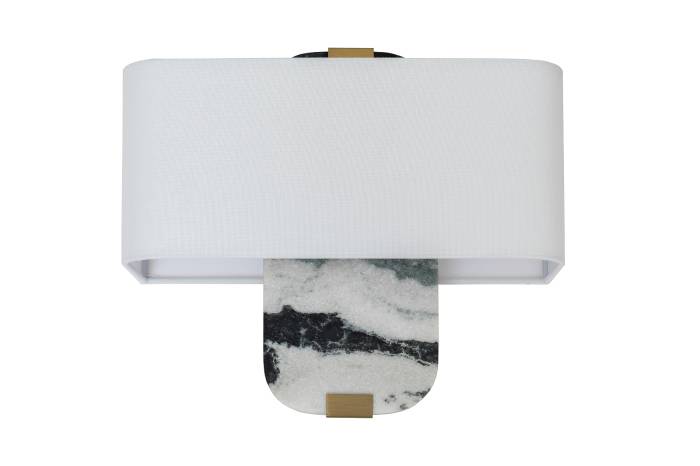 185HM-04259 Бра плафон белый 36*13*h.32 см