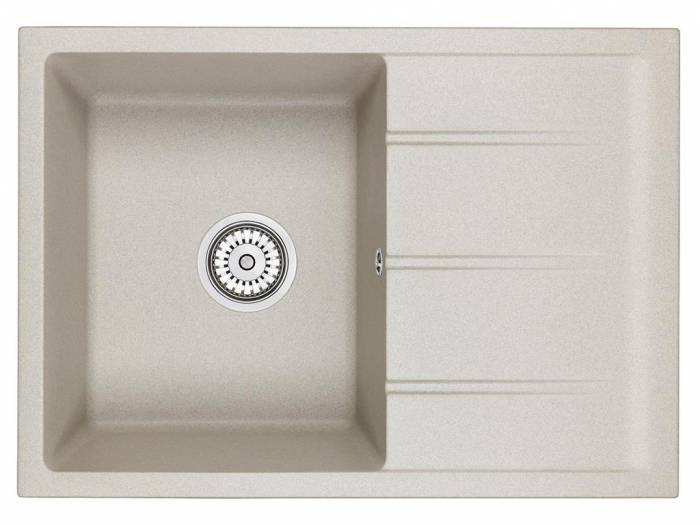 EMAR Quartz EMQ-1700.Q гранитная мойка, Барит. Система слива, сифон, чаша (чаши) выпуска, герметик, 