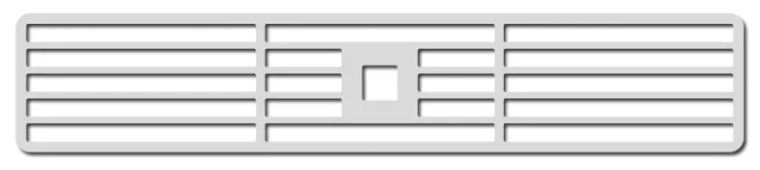 Декоративная решётка для варочных панелей Kuppersbusch DK 8593