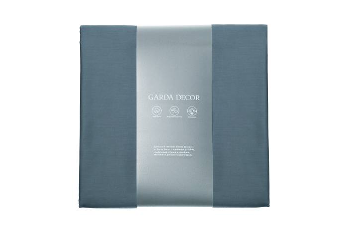 130HB-00055  Простыня на резинке сатин зеленый 160*200*30