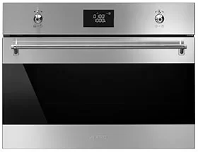 Компактный многофункциональный духовой шкаф Smeg SF4390MCX