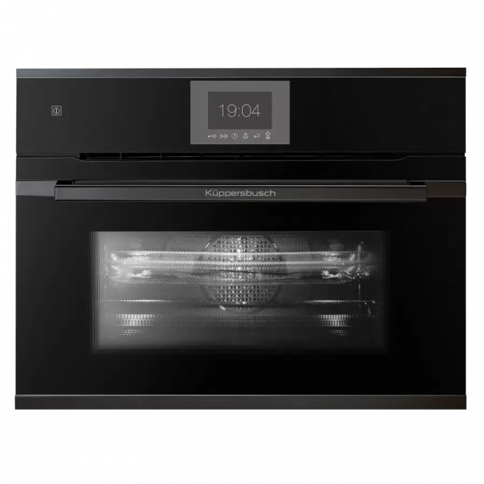 Компактный духовой шкаф с микроволнами  Kuppersbusch CBM 6550.0 S2 Black Chrome