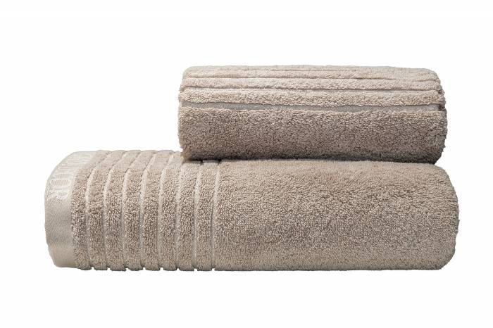 119VAL-11227 Полотенце Стелла коричневое 70*140