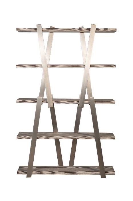 58DB-16000 Стеллаж Zebrano 120*33,5*185,5см