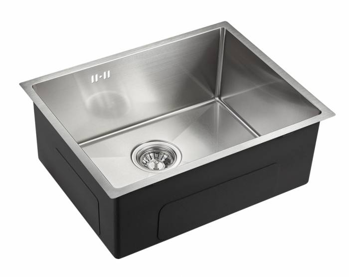 EMAR best EMB-123 PVD Nano Satine мойка универсал. (+система PVC, чаша выпуска, крепления), EMB-123 