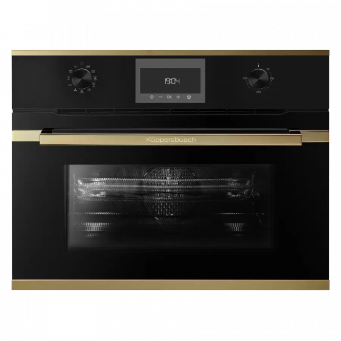 Компактный духовой шкаф с микроволнами  Kuppersbusch CBM 6330.0 S4 Gold