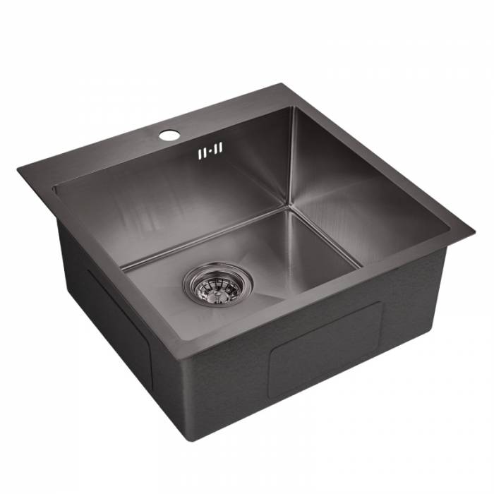 Мойка универсального монтажа EMB-116 PVD Nano Dark