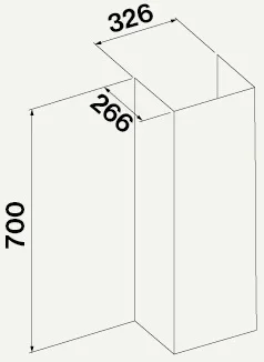 Комплект для удлинения Falmec KACL.1027#HF