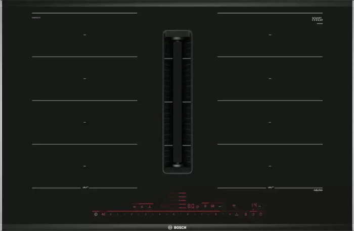 Индукционная варочная панель с вытяжкой Bosch PXX875D57E