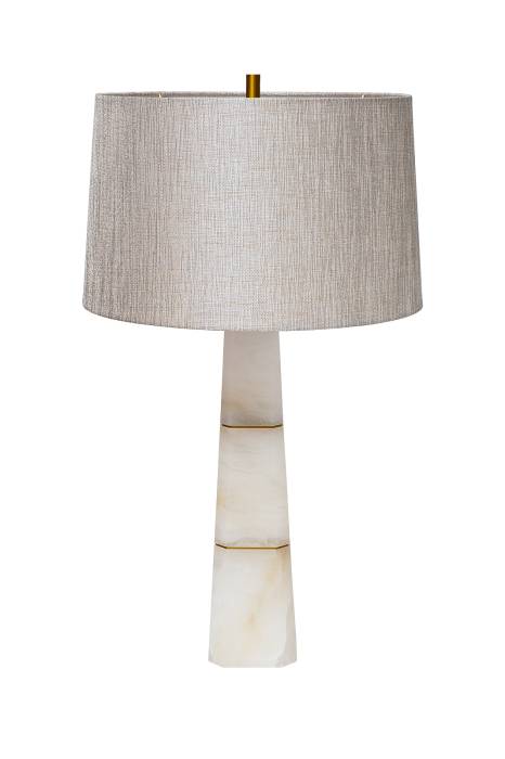 185HM-03523 Лампа настольная плафон цвет светло-коричневый Н.81см