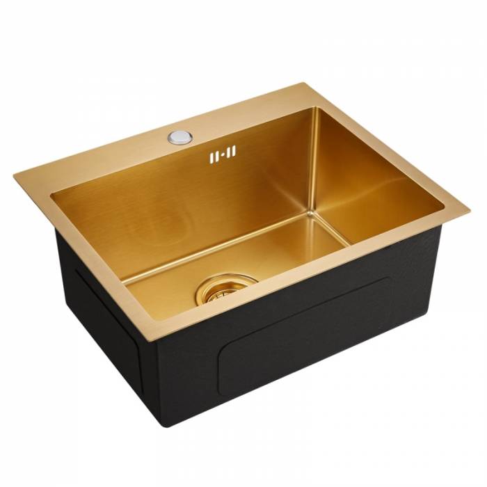 Мойка универсального монтажа EMB-115 PVD Nano Golden