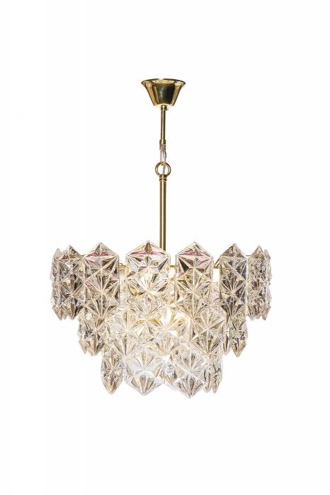 91GH-1009-8 Люстра потолочная TENDER, латунь d.51см h.61см