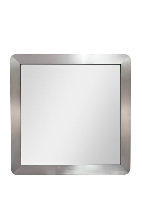 58DB-04803 Зеркало рама нерж.сталь/мат.никель 110*110*7,5см