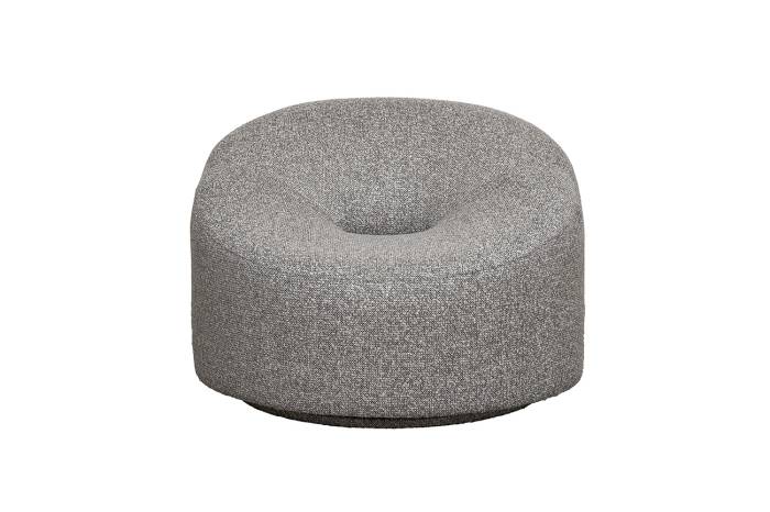 Кресло поворотное LUNA рогожка черно-серый Santo1606-CHSER 98*90*69см