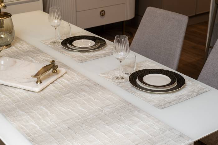 121GD-12133 Набор для сервировки стола LUXURY 02 Дорожка 50*180 (1шт) ,салфетки 33*45 (2шт)