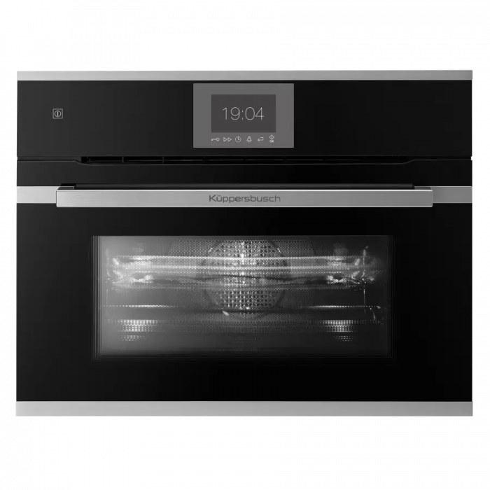 Компактный духовой шкаф с микроволнами  Kuppersbusch CBM 6550.0 S1 Stainless Steel