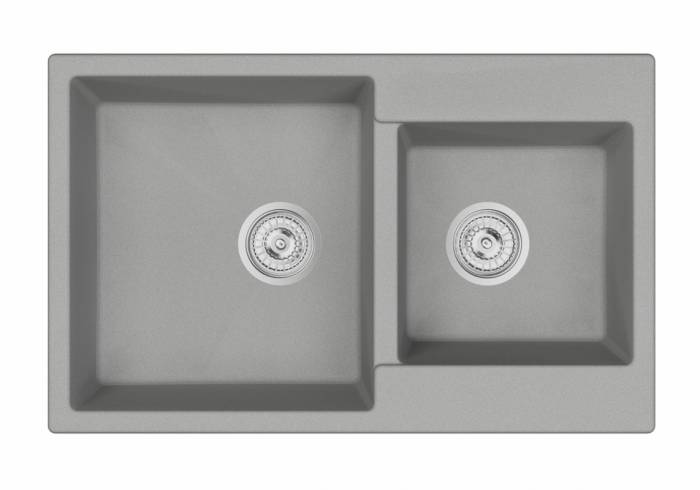 EMAR Quartz EMQ-2800.Q гранитная мойка, Оникс. Система слива, сифон, чаша (чаши) выпуска, герметик, 