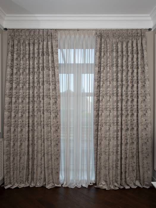 121GD-00008/1 Портьера Mirage бронза 275*260