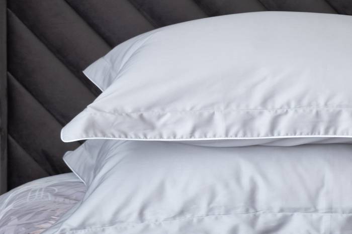 130HB- PC7070-NAV SER Комплект наволочек сатин серый 70*70(2шт)