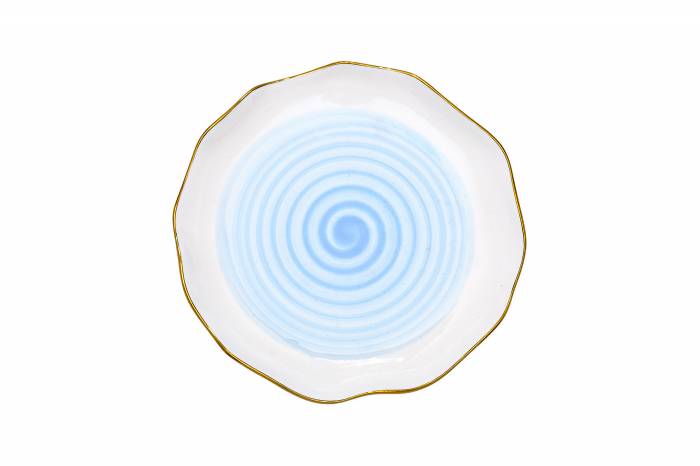 26FC-TAR-MISTERO-20GOL Тарелка MISTERO голубая 20см (6)