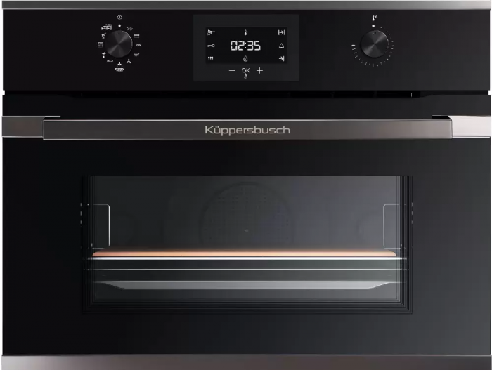 Компактный духовой шкаф Kuppersbusch CBP 6332.0 S2 Black Chrome