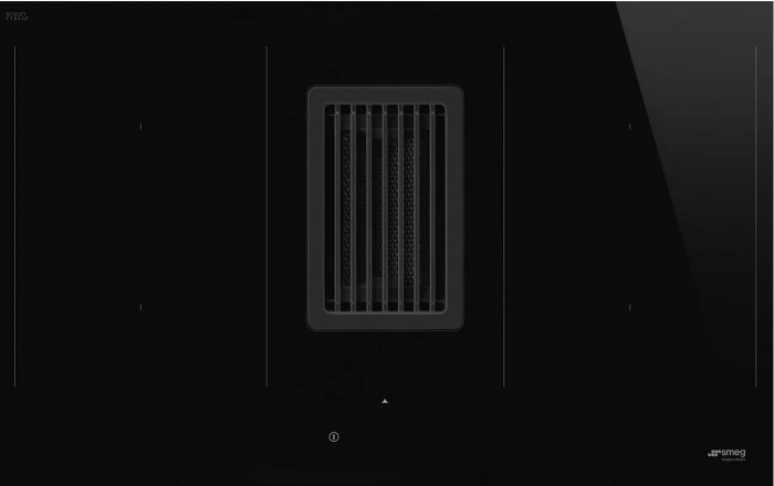 Индукционная варочная панель со встроенной вытяжкой Smeg HOBD482D