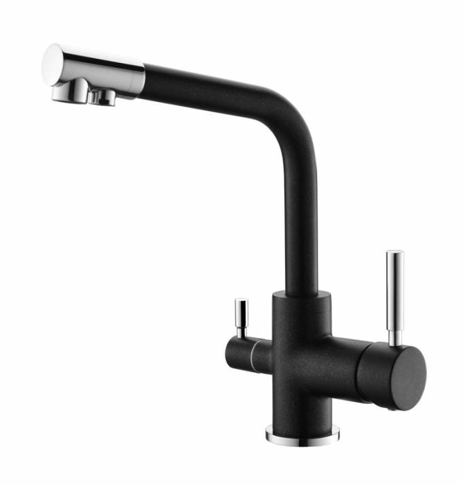 Смеситель EMAR EC-3003 3003N.12 Оникс, смеситель кух.