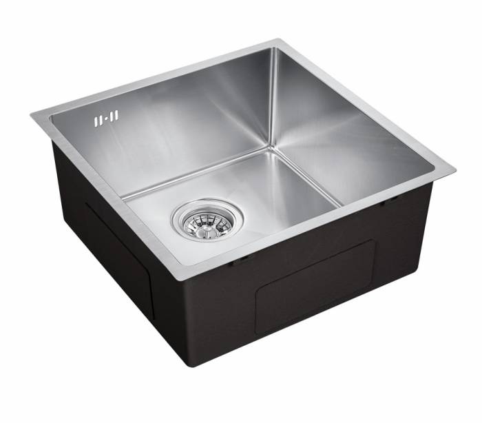 EMAR best EMB-131 PVD Nano Satine мойка универсал. (+система PVC, чаша выпуска, крепления), EMB-131 