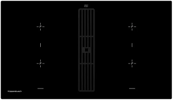 Варочная панель с вытяжкой Kuppersbusch KMI 9850.0 SR Black Velvet