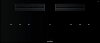 Индукционная варочная поверхность с вытяжкой Kuppersbusch KMI 12850.0 SR-E Black Velvet