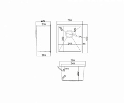 EMAR best EMB-130 PVD Nano Satine мойка универсал. (+система PVC, чаша выпуска, крепления), EMB-130 
