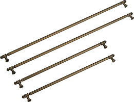 Комплект ручек для холодильника Smeg Cortina KMOFQ7-1