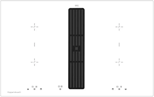Варочная панель с вытяжкой Kuppersbusch KMI 8500.0 WR Black Velvet
