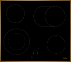 Варочная поверхность Korting HK 6205 RN