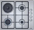 Газовая варочная панель Bosch PBY6C5B62O